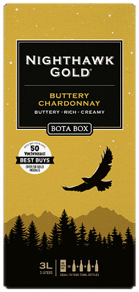 Bota Box Nighthawk Gold Buttery Chardonnay (3 Liter Box) 3L