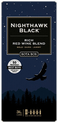 Bota Box Nighthawk Black Rich Red Wine Blend (3 Liter Box) 3L