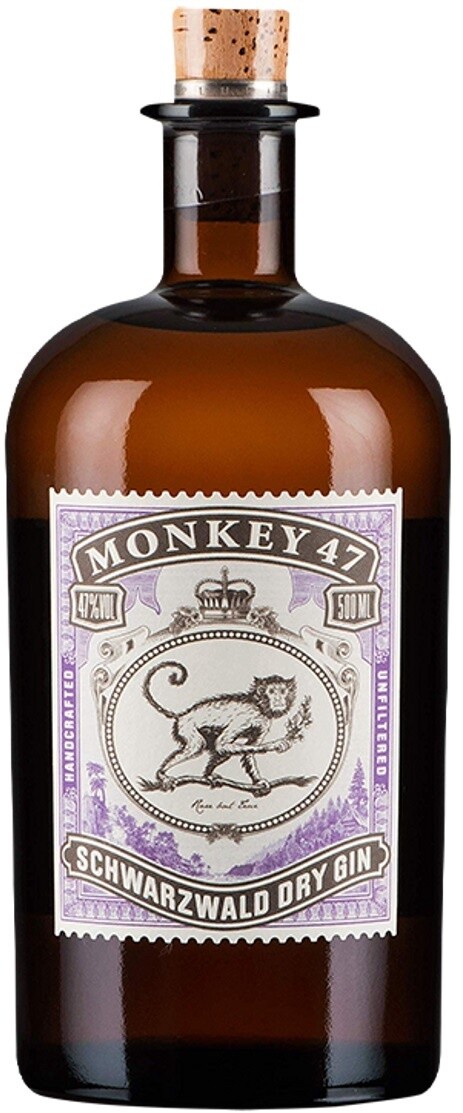 Monkey 47 Schwarzwald Dry Gin (Liter Size Bottle) 1L