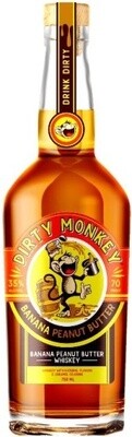 Dirty Monkey Banana Peanut Butter Whiskey (Mini Bottle) 50ml