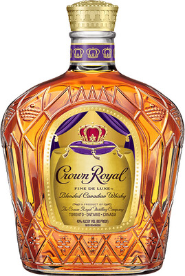 Crown Royal Deluxe Blended Canadian Whisky (Pint Size Bottle) 375ml