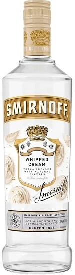 Smirnoff Whipped Cream Vodka (Liter Size Bottle) 1L