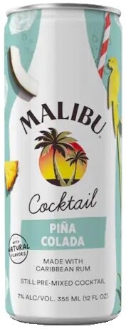 Malibu Pina Colada Cocktail (12oz can)