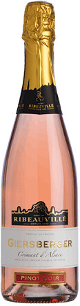 Cave de Ribeauville Giersberger Cremant d'Alsace Pinot Noir Rosé 750ml