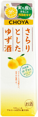Choya Sarari Yuzu Liqueur (Liter Size Box) 1L