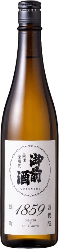 Tsuji Honten Gozenshu Omachi Bodaimoto 1859 Sake 720ml