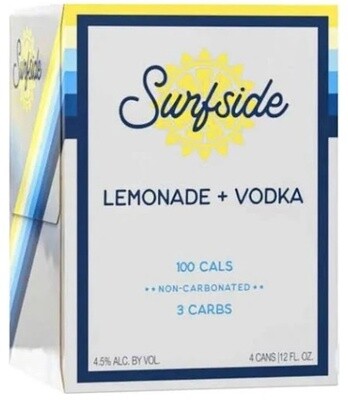 Surfside Lemonade + Vodka (4 pack 12oz cans)