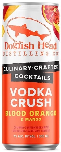 Dogfish Head Vodka Crush Blood Orange & Mango (12oz can)