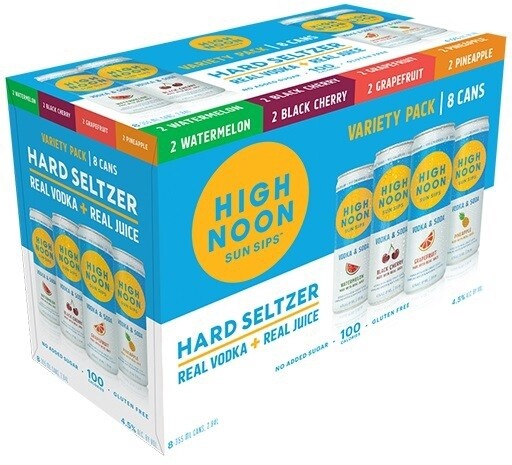 High Noon Variety Pack Vodka Seltzer (8 pack 12oz cans)