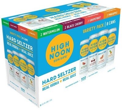 HIGH NOON VARIETY PACK HARD SELTZER (8 pack 12oz cans)