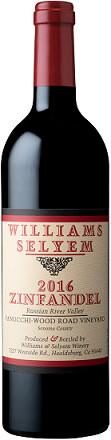 Williams Selyem Fanucchi-Wood Road Zinfandel 2016 750ml