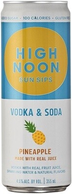High Noon Pineapple Vodka Seltzer (12oz can)