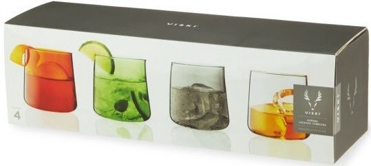 Viski Aurora Cocktail Tumblers (Set of 4)