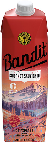 Bandit Cabernet Sauvignon (Liter Size Tetra Pak) 1L