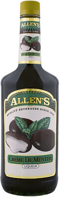 Allen&#39;s Green Creme de Menthe (Liter Size Bottle) 1L