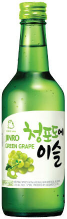 Jinro Green Grape Soju (Half Bottle) 375ml
