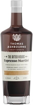 Thomas Ashbourne The After Hours Espresso Martini (Half Bottle) 375ml
