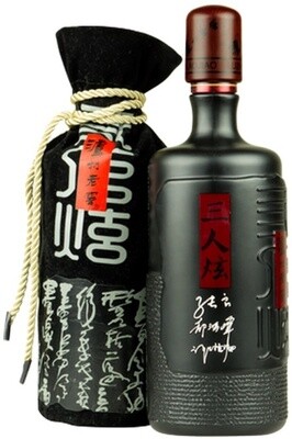 Luzhou Laojiao San Ren Xuan Baijiu (Liter Size Bottle) 1L