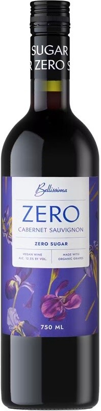 Bellissima Cabernet Sauvignon Zero Sugar 750ml
