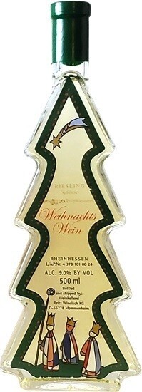 Windisch Wein Riesling Spatlese Christmas Tree Bottle 2021 500ml