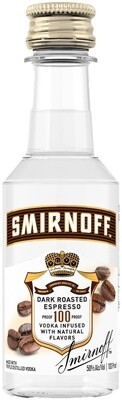 Smirnoff Dark Roasted Espresso Vodka 100 Proof (Mini Bottle) 50ml