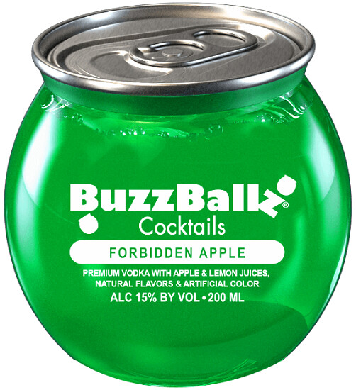 BuzzBallz Cocktails Forbidden Apple (Small Format Bottle) 200ml