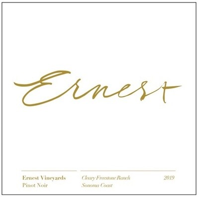 Ernest Cleary Freestone Ranch Bohemian Series Sonoma Coast Pinot Noir 2019 750ml