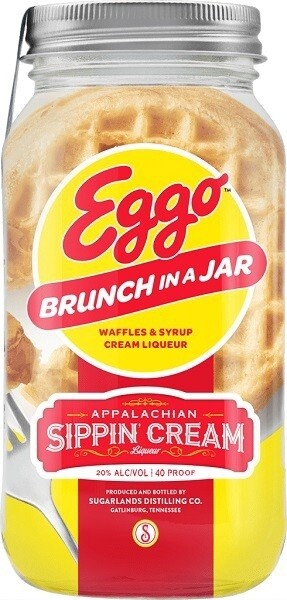 Sugarlands Shine Appalachian Sippin&#39; Cream Eggo Brunch in a Jar 750ml