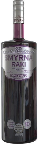 Smyrna Raki Black Grape (Liter Size Bottle) 1L