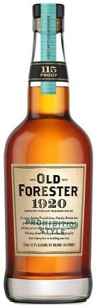 Old Forester Kentucky Straight Bourbon Whisky 1920 Prohibition Style 750ml