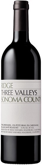 Ridge Three Valleys Sonoma County 2023 750ml