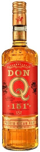 Don Q 151° Puerto Rican Rum 750ml