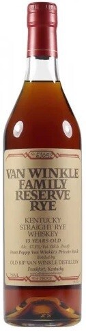 Old Rip Van Winkle Family Reserve Rye 13 Years Old 750ml
