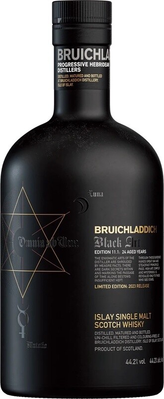 Bruichladdich Black Art Edition 11.1: 24 Aged Years Islay Single Malt Scotch Whisky 750ml