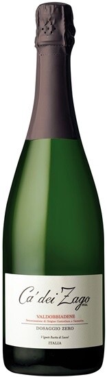 Ca&#39; dei Zago Valdobbiadene Prosecco Metodo Classico Dosaggio Zero 2019 750ml