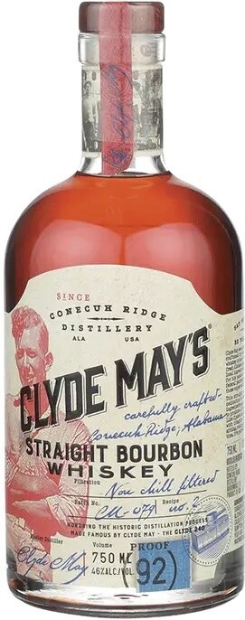 Clyde May&#39;s Straight Bourbon Whiskey (Pint Size Bottle) 375ml