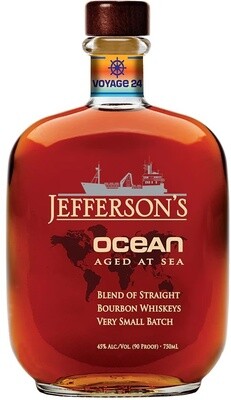 Jefferson&#39;s Ocean Aged At Sea Bourbon Very Small Batch Voyage 24 750ml