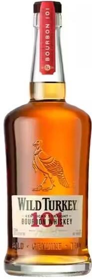 Wild Turkey 101 Kentucky Straight Bourbon Whiskey (Liter Size Bottle) 1L