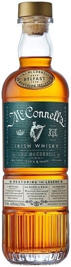 McConnell&#39;s Irish Whisky Aged 5 Years 750ml