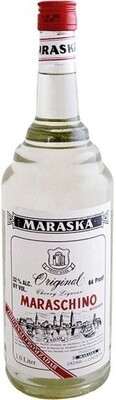 Maraska Original Maraschino Cherry Liqueur Kosher (Liter Size Bottle) 1L