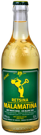 Malamatina Retsina (Small Format Bottle) 500ml