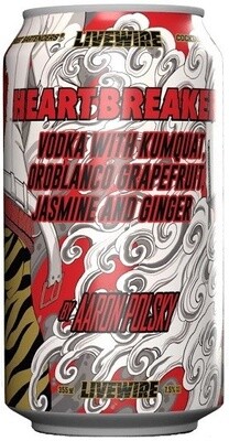 Livewire Heartbreaker Cocktail by Aaron Polsky (12oz can)