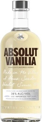 Absolut Vanilia (Vanilla) Vodka (Liter Size Bottle) 1L