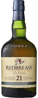 Redbreast Single Pot Still Irish Whiskey Aged 21 Years 750ml