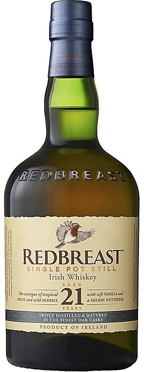 Redbreast Single Pot Still Irish Whiskey Aged 21 Years 750ml