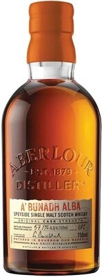Aberlour A'Bunadh Alba Original Cask Strength Speyside Single Malt Scotch Whisky 750ml