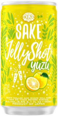 Ozeki Ikezo Sparkling Jelly Sake Yuzu (180ml can)