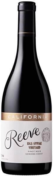Reeve Rice-Spivak Pinot Noir Sonoma Coast 2021 750ml