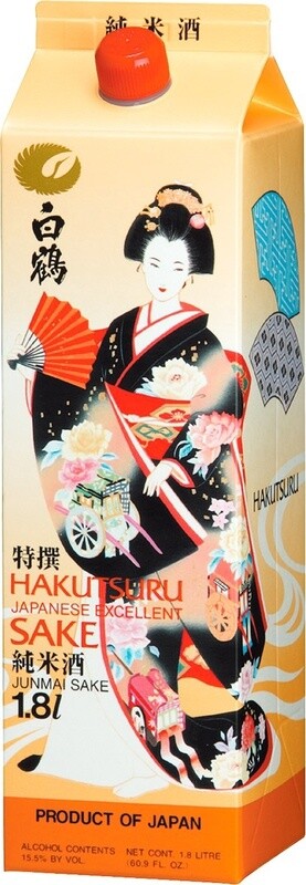 Hakutsuru Excellent Junmai Sake (1.8 Liter Box) 1.8L