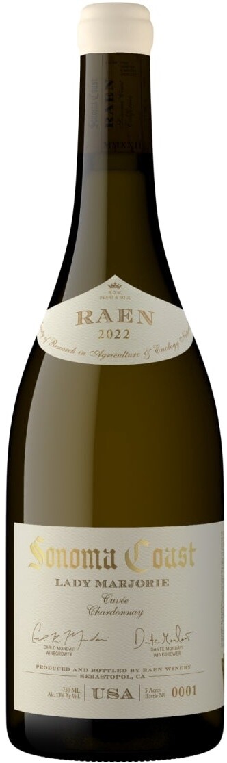 Raen Chardonnay Lady Marjorie Sonoma Coast 2022 750ml